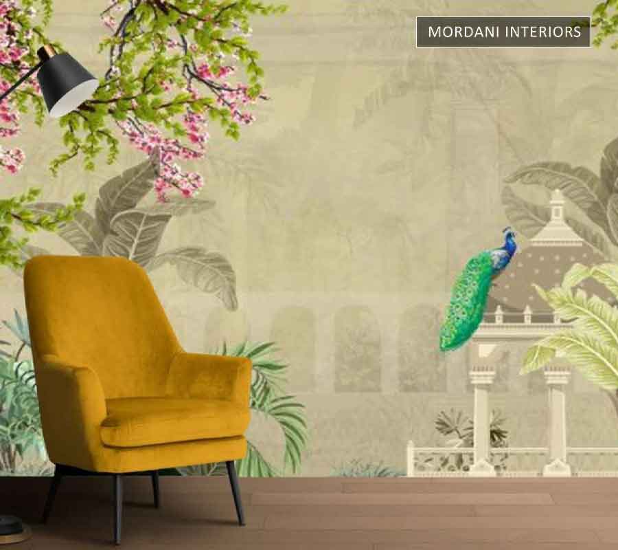 FLORAL RAJASTHAN TROPICAL WALL MURALS _ I